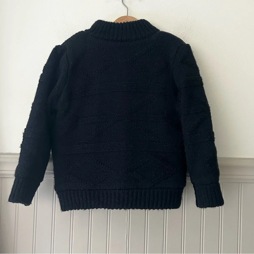 Zara Kids Boys Small Knitwear Puffer Sweater/Coat